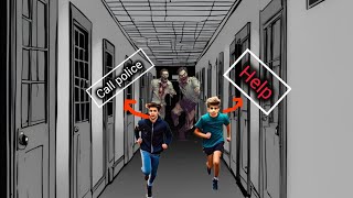 Roblox but school is attached by zombies|pro gaming yt