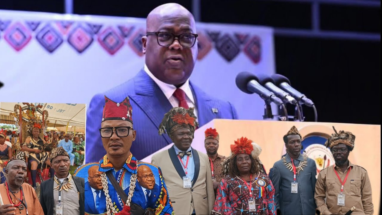 🛑LE PRÉSIDENT FÉLIX TSHISEKEDI APPELLE LES CHEFS COUTUMIÈRS À UN ACTE DE RÉSISTANCE ETDE PATRIOTISME