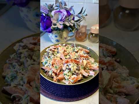 БЫСТРЫЙ САЛАТ ИЗ КРАСНОЙ ФАСОЛИ #салатизфасоли #салат #краснаяфасоль #σαλατα
