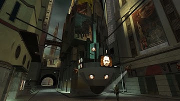 Half-Life 2 Alpha Beta 2001 replica of Scene c17_01_13 in Unity HDRP