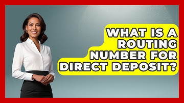 What Is A Routing Number For Direct Deposit? - Your Paycheck Planner
