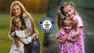 My Identical Twin is 1ft Taller! - Guinness World Records