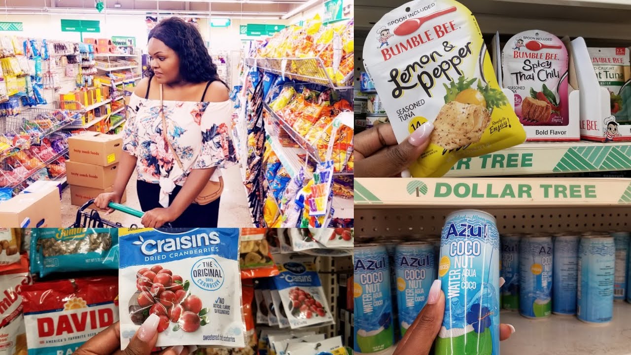 COME SHOP WITH ME: FINDING HEALTHY SNACKS AT DOLLAR TREE FOR WEIGHT