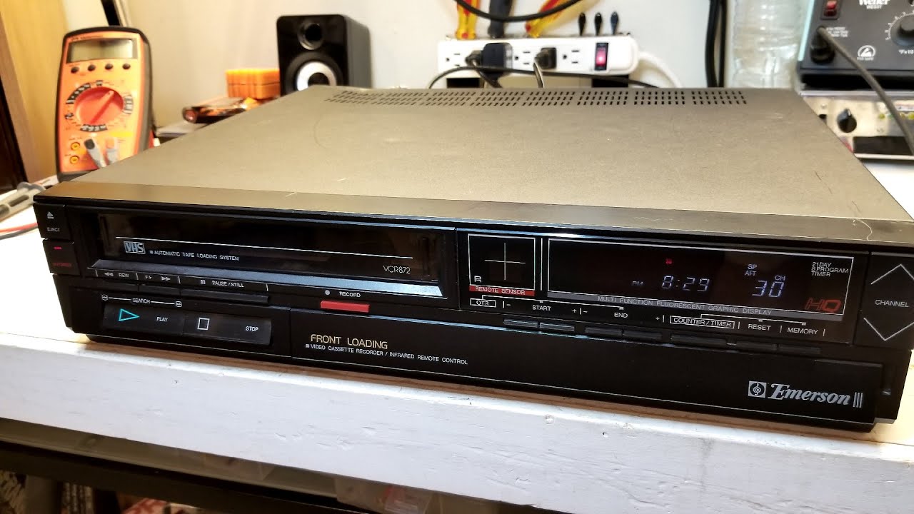 1987 Emerson VCR (Model VCR872) YouTube