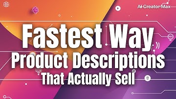 De snelste manier om productbeschrijvingen te maken die daadwerkelijk verkopen