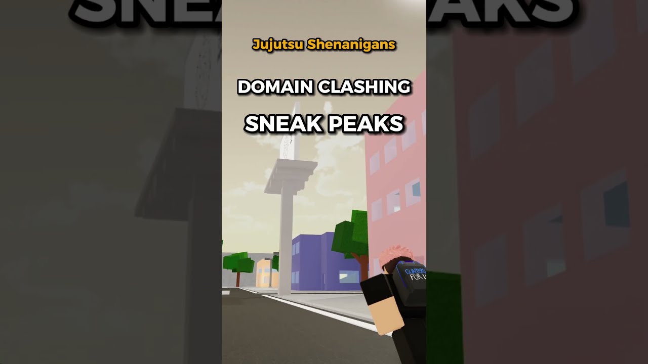 DOMAIN CLASHING SNEAK PEAK Jujutsushenanigans Jjs Roblox