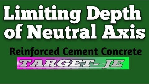 Limiting Depth of Neutral Axis-RCC