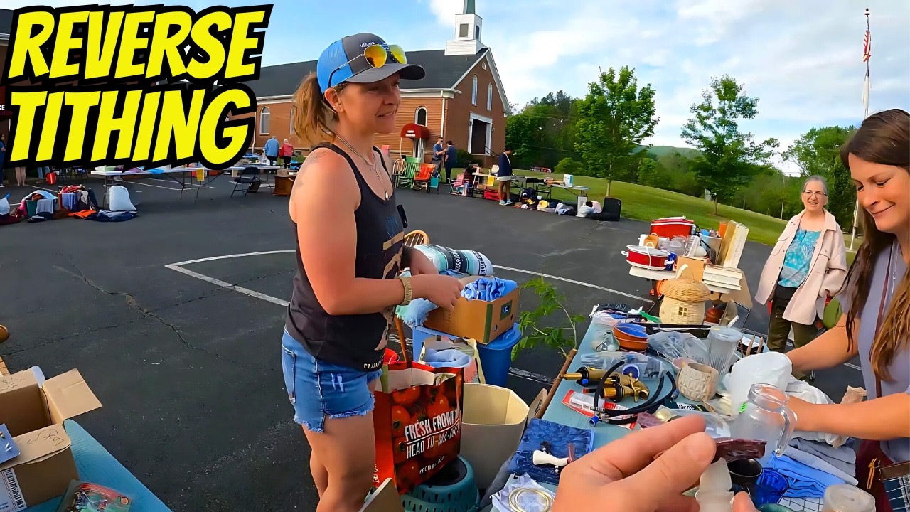 CHURCH YARD SALE... My Ikea Bag Runneth Over