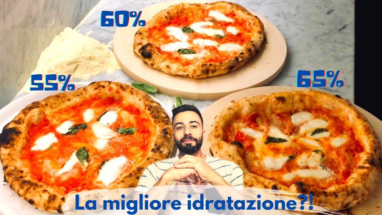 LA MIGLIORE IDRATAZIONE DELLA PIZZA NAPOLETANA - TEST DAL 55% AL 65%  - COTTURA EFFEUNO '134H