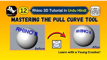 Rhino 3D: Mastering the Pull Tool - Urdu Tutorial