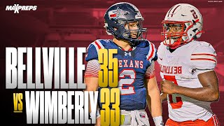 BELLVILLE TAKES DOWN WIMBERLEY IN TEXAS PLAYOFFS 3533