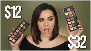 WORLDS BEST ABH PRISM PALETTE DUPE?!?! CHEAP VS HIGHEND EYESHADOW DUPES! | MakeupByAmarie