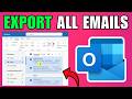 How To Export All Emails From Outlook (2026) Best Method)