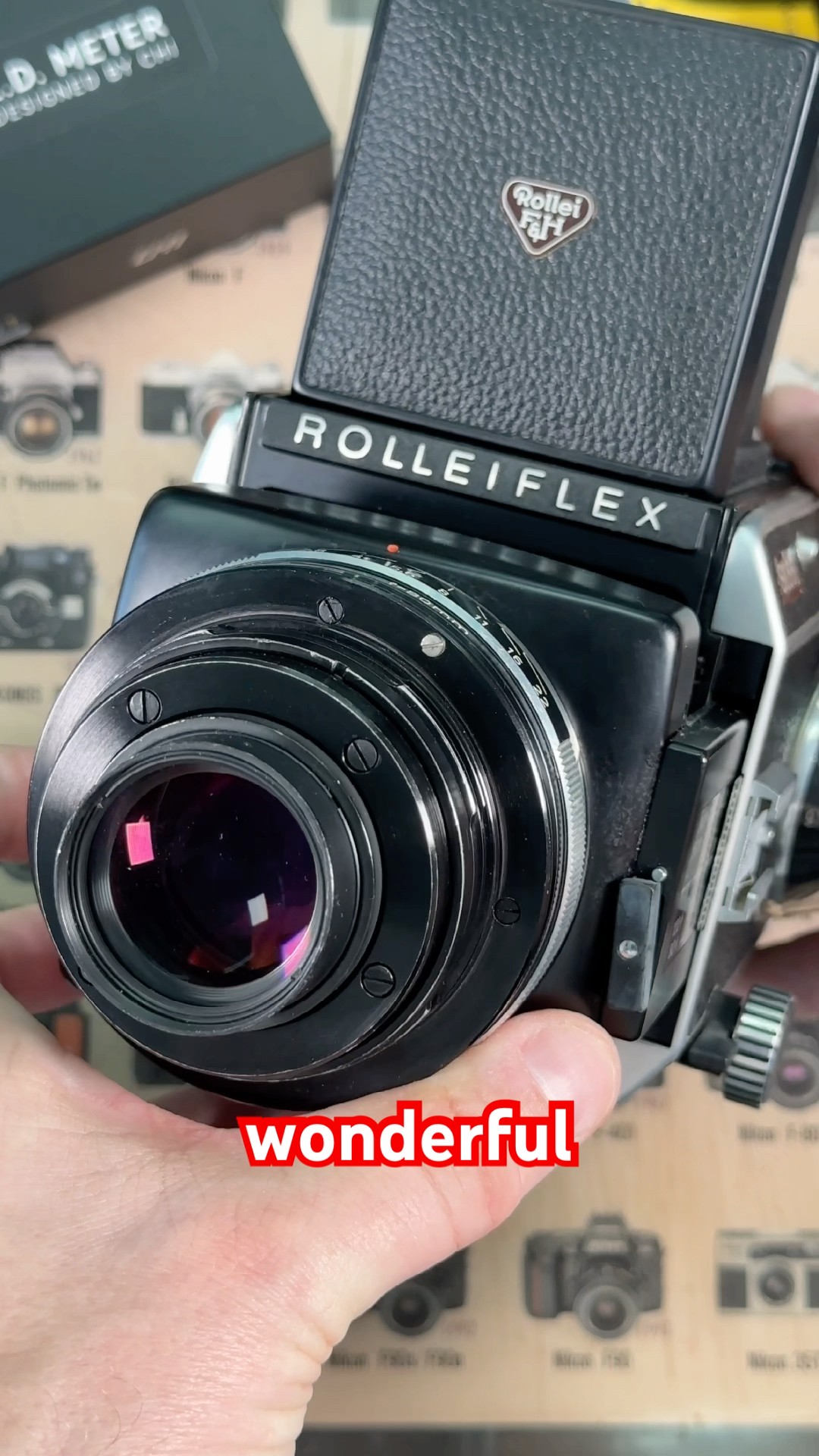 The wonderfully complex Rolleiflex SL66. #rolleisl66 #rolleiflex