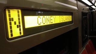 (Overnight full ride)R46 (N) train ride from Astoria-Ditmars Blvd to Coney Island-Stilwell Avenue