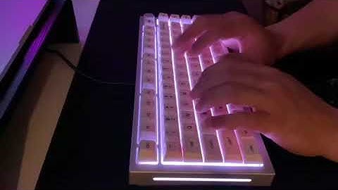 Glorious GMMK Pro - Zealios V2 / Zeal Stabs Sound Test