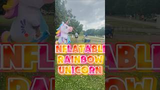 Last Day of School Surprise Inflatable Unicorn Costume 🦄 Funny Blow-Up Halloween Costume for Adults
