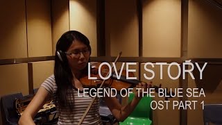 LYn (린) Love Story - The Legend Of The Blue Sea OST Part 1 (Violin Cover by Mary-Anne) Resimi