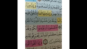 سورة البقرة-فيديو مراجعة ربع "أفتطمعون" مكرر من الآية 75إلى91 + مراجعة الحزب الأول- #فجاءة_خاطرة