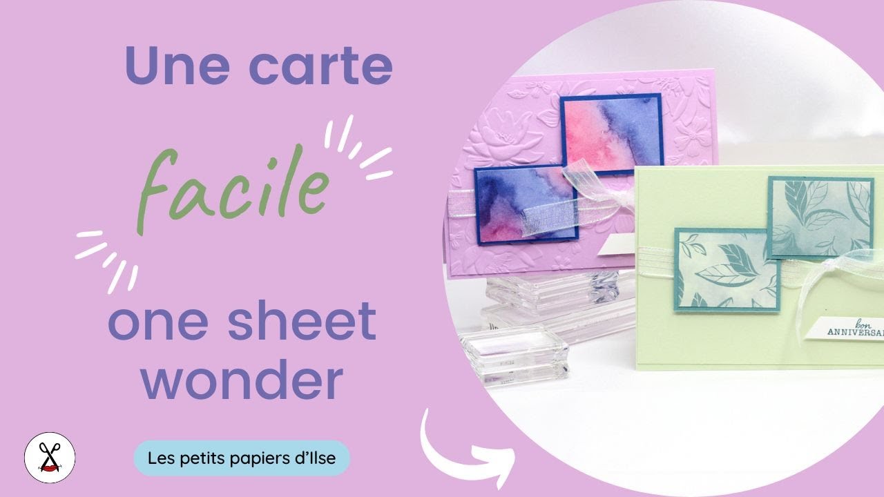Carte simple du One Sheet Wonder 6x6 - Modèle B