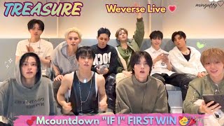 [MULTI SUB] TREASURE WEVERSE LIVE 🥳🥰💕 (06.11.26) 1등 감사합니다!!!!!!! #weverselive #treasure