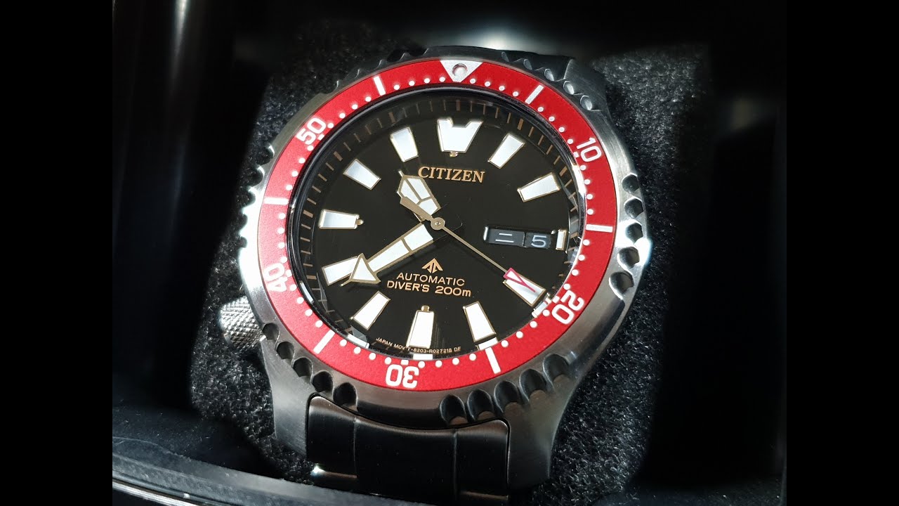 Unboxing Citizen Promaster Fugu Asia Limited Edition Watch NY00091-83E  (HD1080P) - YouTube