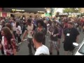 #Zombies shamble down 5th Street in #SanDiego's #Gaslamp District after #sdcc. So, just like any oth
