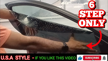 Fix Car Front Door Window Tint Like a Pro | Smooth Finish Step-By-Step Tutorial