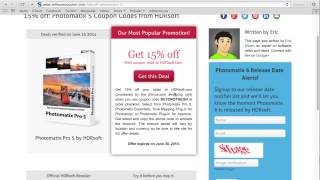 Photomatix Pro 5 - How to use a coupon code at SoftwareVoucher.com