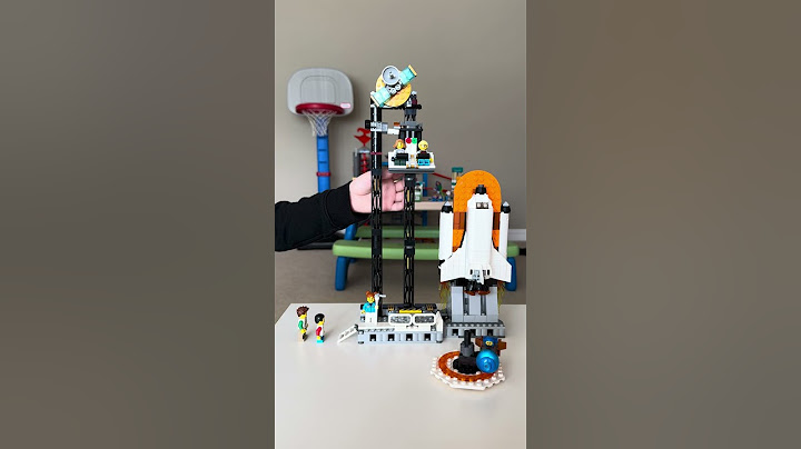Lego Set 31142 alternate build, the Space Shuttle Drop Tower ride.  #lego #legocreator
