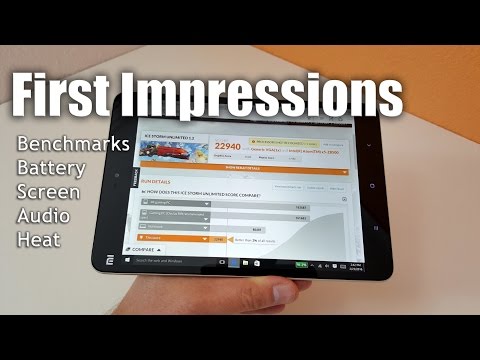 Xiaomi Mi Pad 2 (Windows) First Impressions, Benchmarks & Audio