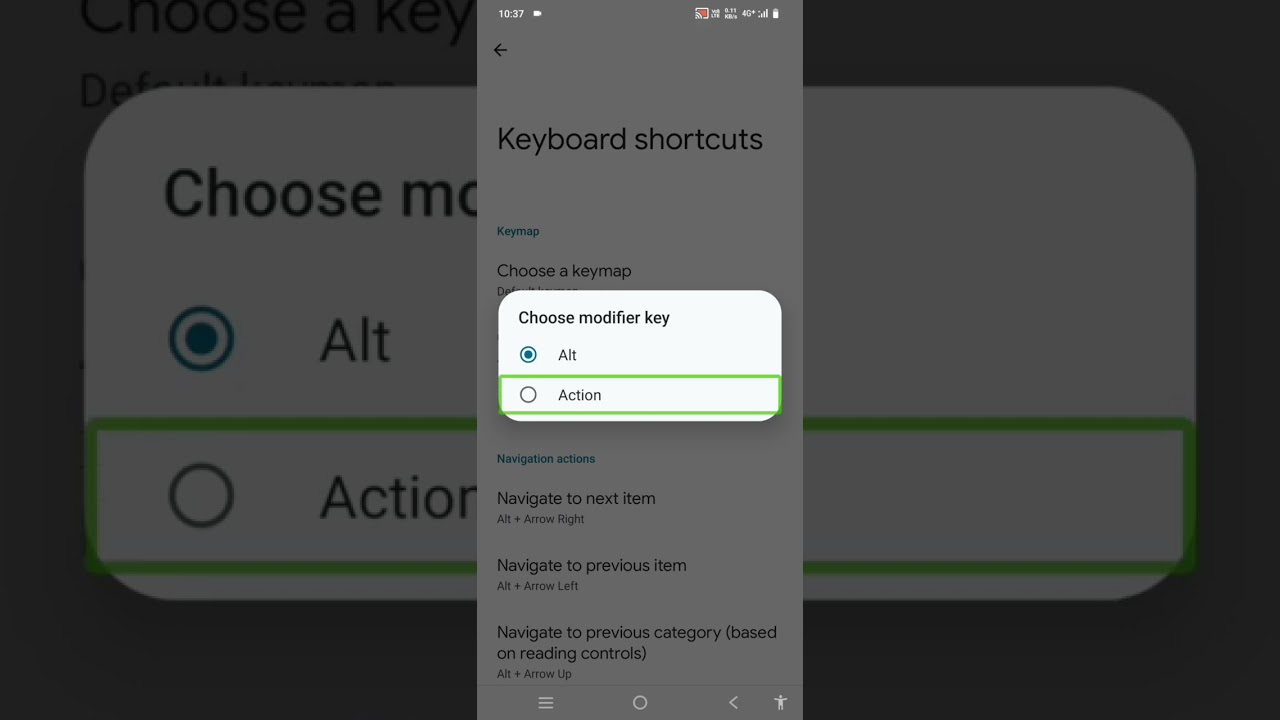 TalkBack 16.2: What’s New? In external keyboard!