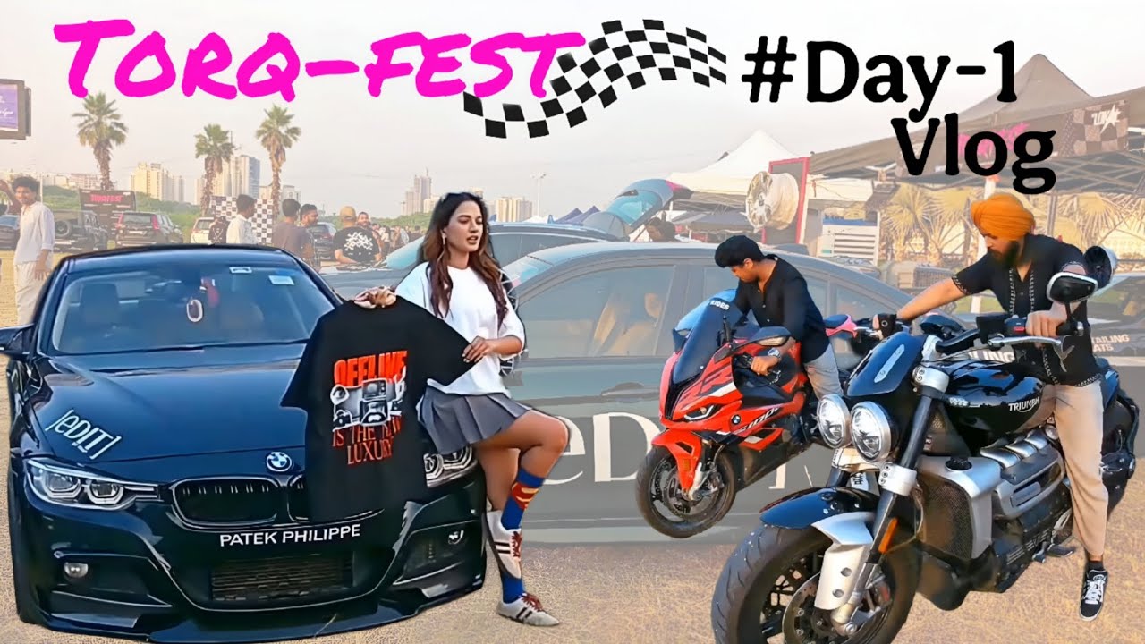 Torq Events Torq-fest 2k25 Day- 1 Vlog | The luxury car & bike event in Lucknow | # ...