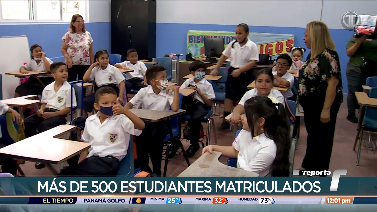 Más de 500 estudiantes inician clases en recién remodelada Escuela José Agustín Arango