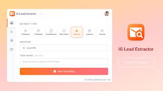 How to Scrape Emails from Instagram Hashtags, Followers & Post Likers in 2026? screenshot 1