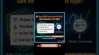 🏦 Canara HSBC Life Insurance IPO 2025 | Big IPO Coming Soon!