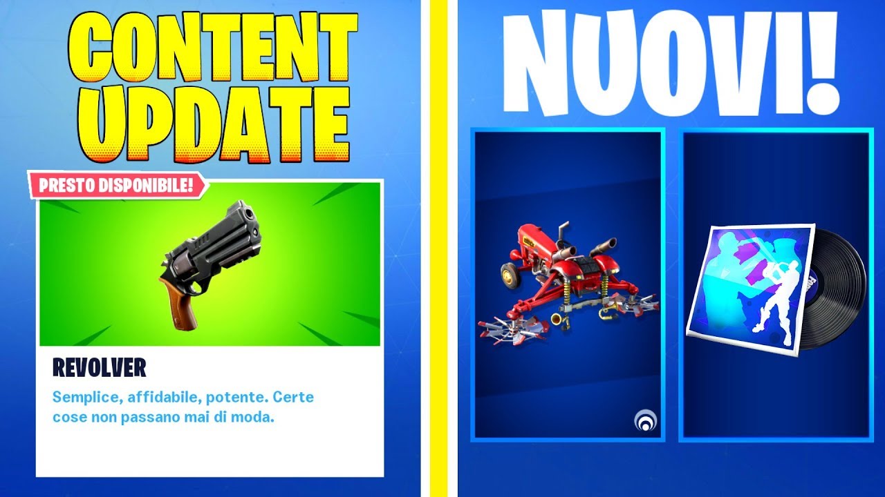 Nuova Revolver In Arrivo Su Fortnite Deltaplano Irroratore - 