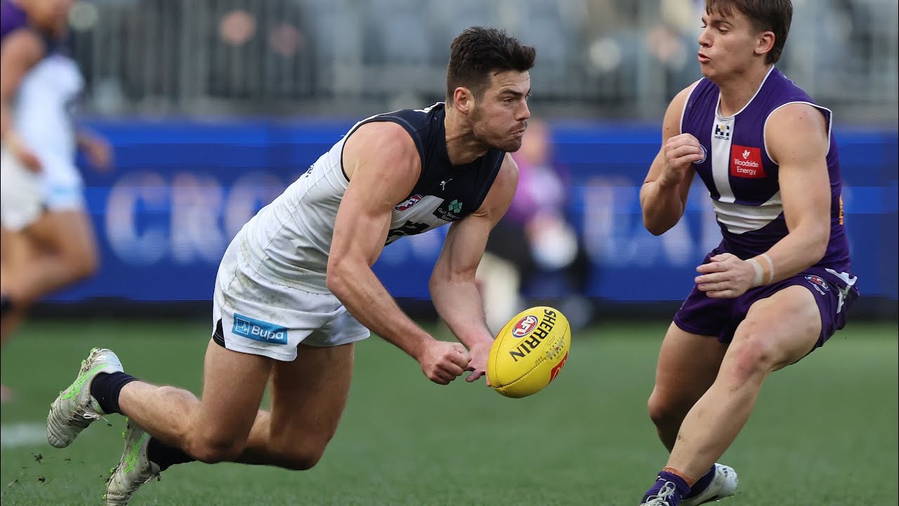 George Hewett - AFL 2025 Round 21 Highlights - Carlton @ Fremantle