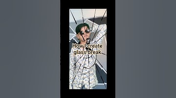How |create glass break effect in Capcut #capcut #shorts