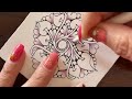 インスタライブ・Instagram live/ zentangle ゼンタングル