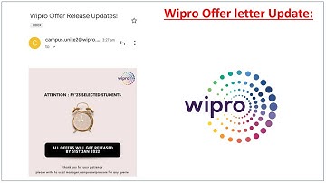 Wipro offer letter update | All the offer letter will be released by 31st jan 2022