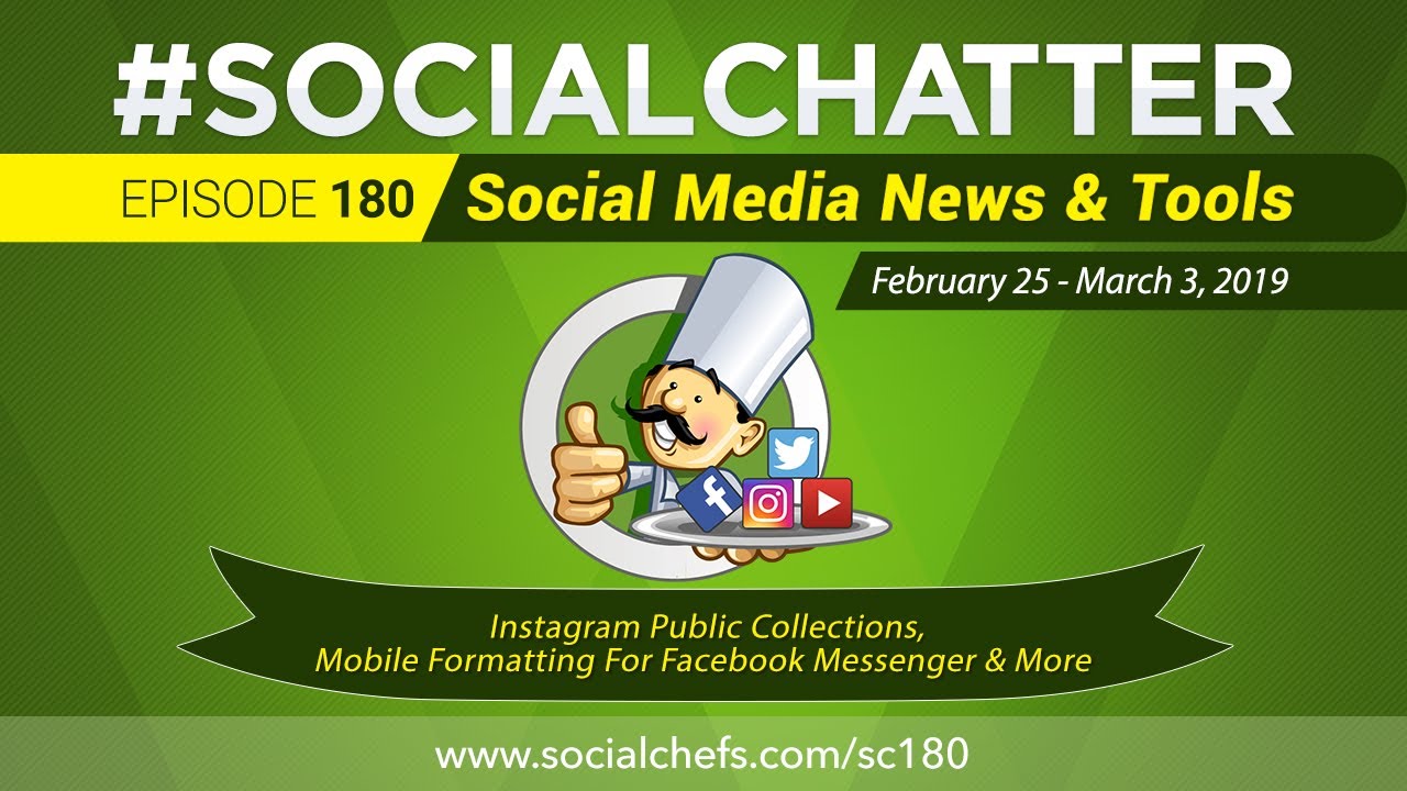Social Media Marketing Talk Show 180 - Facebook Group Management Tools & Instagram Collections