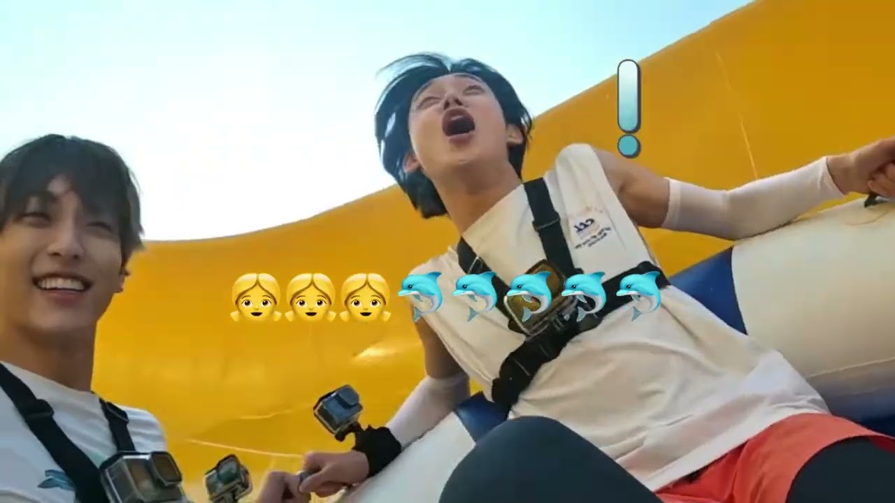 TXT FUNNY MOMENTS FOR 3MIN WATER PARK EDITION😆