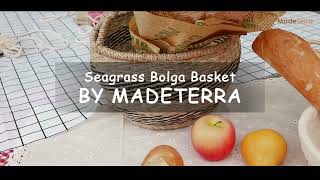 Unique Wicker Bolga Basket | Woven Picnic & Market Baskets with Handles