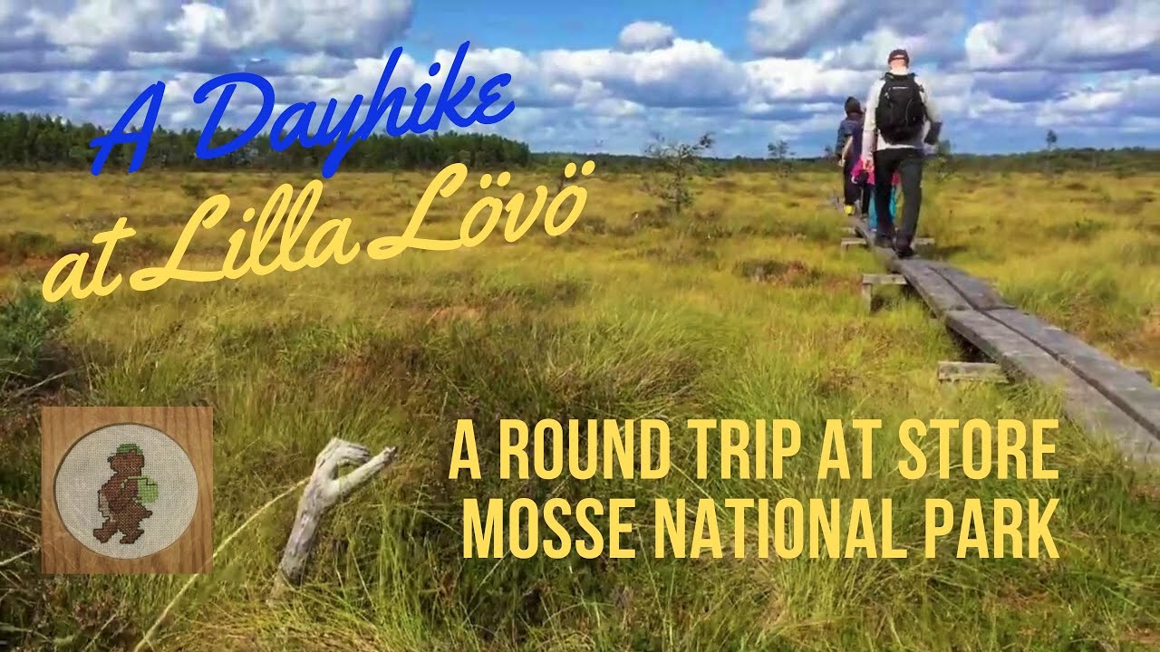 A Day Hike with Family - Lilla Lövö - Store Mosse National Park - Sweden