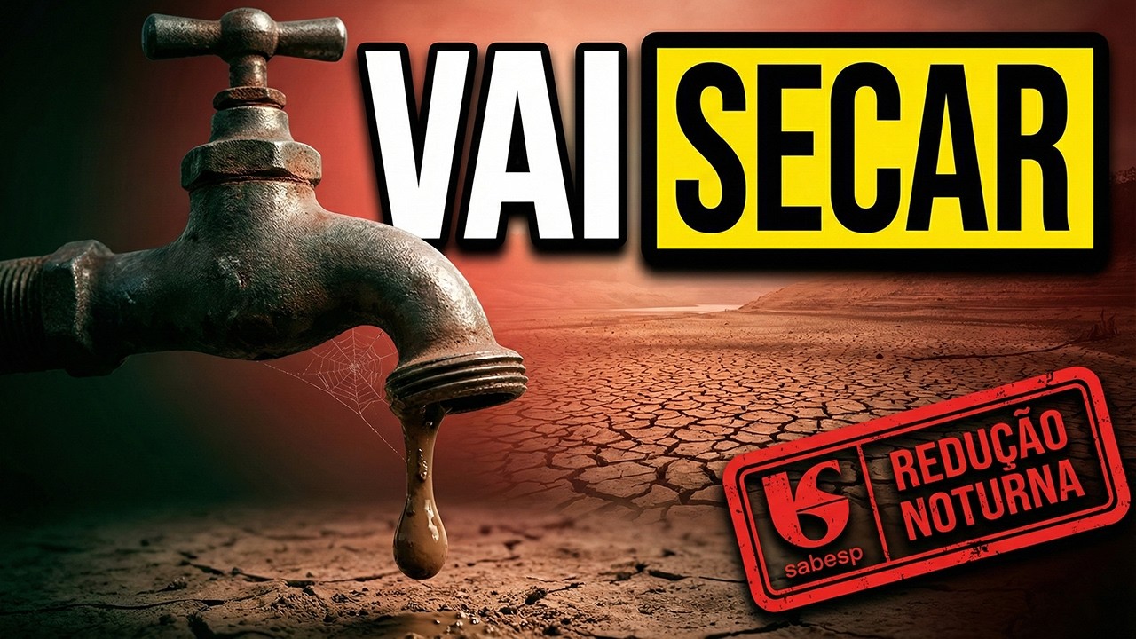 São Paulo Vai Ficar SEM ÁGUA em 2026 — A Sabesp Já CONFIRMOU