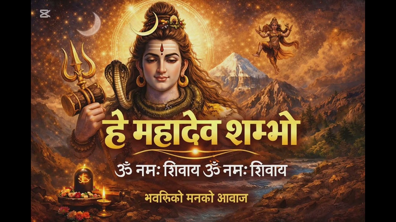 हे महादेव शम्भो | Powerful Shiv Bhajan 2026 | Om Namah Shivaya Nepali Bhajan | New Lord Shiva Song