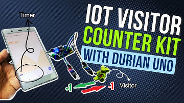 IOT VISITOR COUNTER WITH DURIAN UNO