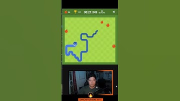50 Apples in 29.160 seconds (6th place) Google Snake - 5 Apples, Standard Map #shorts