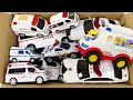 パトカーと救急車のミニカーのメンテナンス&走行テスト！オリジナルスロープを走らせてみた。